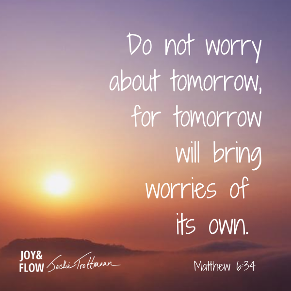 Will You Choose Joy or Worry - Jackie Trottmann Author Joy & Flow